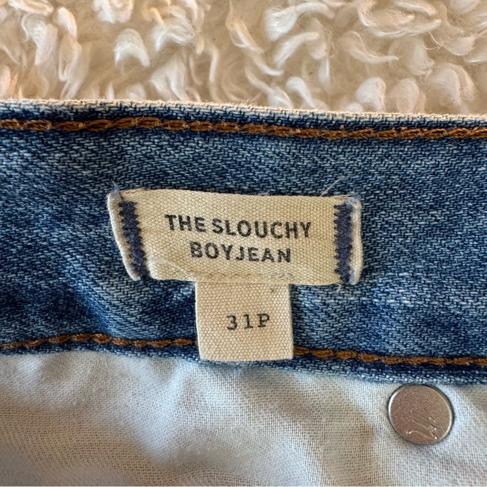 Madewell The Slouchy Boy Jean Denim Pants Size 31P NG831 - Picture 14 of 14